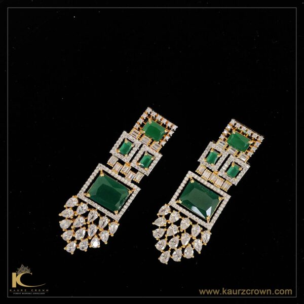 Isabella Green Emerald Earrings