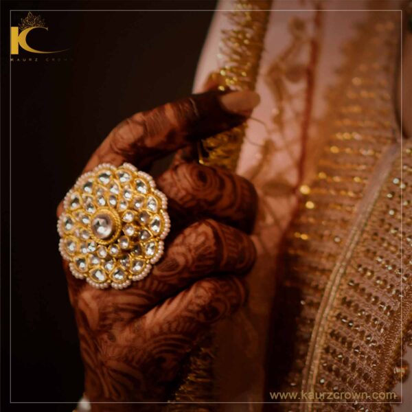 Kundan Finger Ring 161555