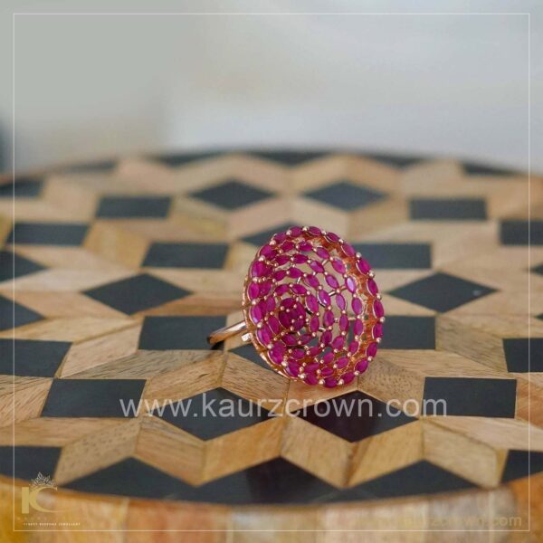 Roop Ruby Finger Ring