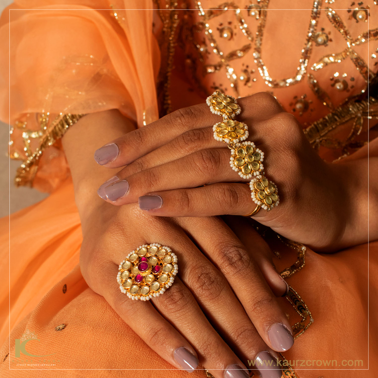Golden Kundan Ring/ Red Meenakari Ring/ Bridal Ruby Kundan Ring/ Sabyasachi  Jadau Kundan Ring/traditional Rajwadi Jaipuri Jewelry - Etsy