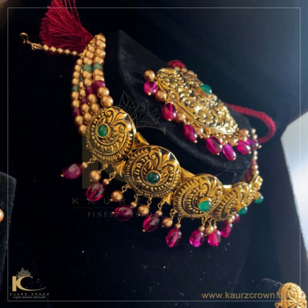 Gulzaar Traditional Antique Polished Choker Set