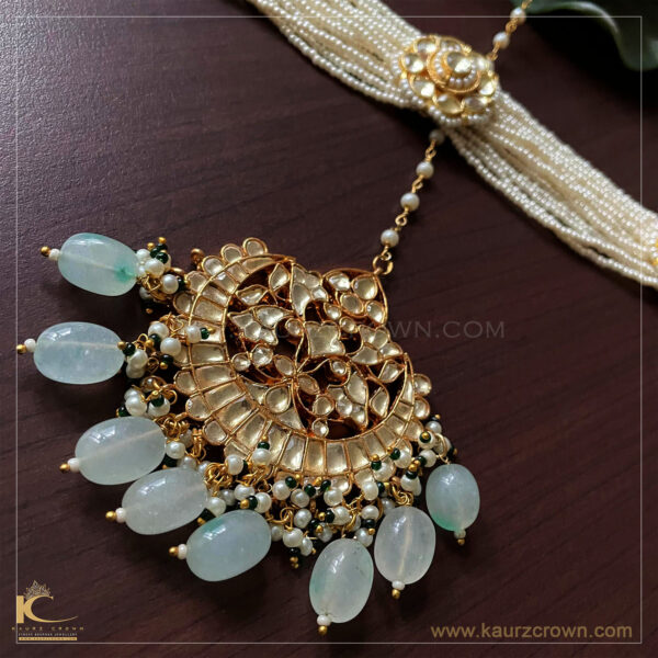 Rehnoor Headband and Earrings with Nooraniyat Tikka