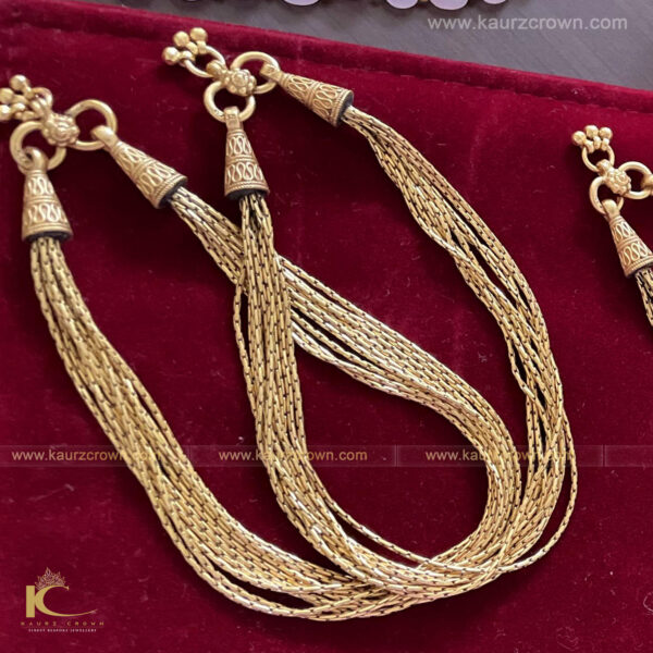 Haseena Traditional Antique Gold Plated Payal (Anklets) , payal , haseena , gold plated , kaurz crown , jewellery