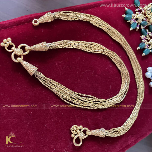 Haseena Traditional Antique Gold Plated Payal (Anklets) , payal , haseena , gold plated , kaurz crown , jewellery