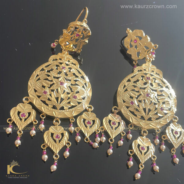 Indian Traditional Gold Plated Chand bali Pearl Long Earrings for Women &  Girls | eBay