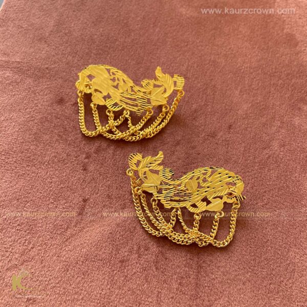 Nakhro Riwayati Gold Plated Hair Pins , Nakhro , Riwayati , gold plated , hair pins , kaurz crown , punjabi jewellery