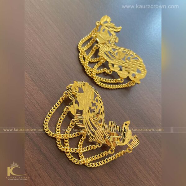 Nakhro Riwayati Gold Plated Hair Pins , Nakhro , Riwayati , gold plated , hair pins , kaurz crown , punjabi jewellery