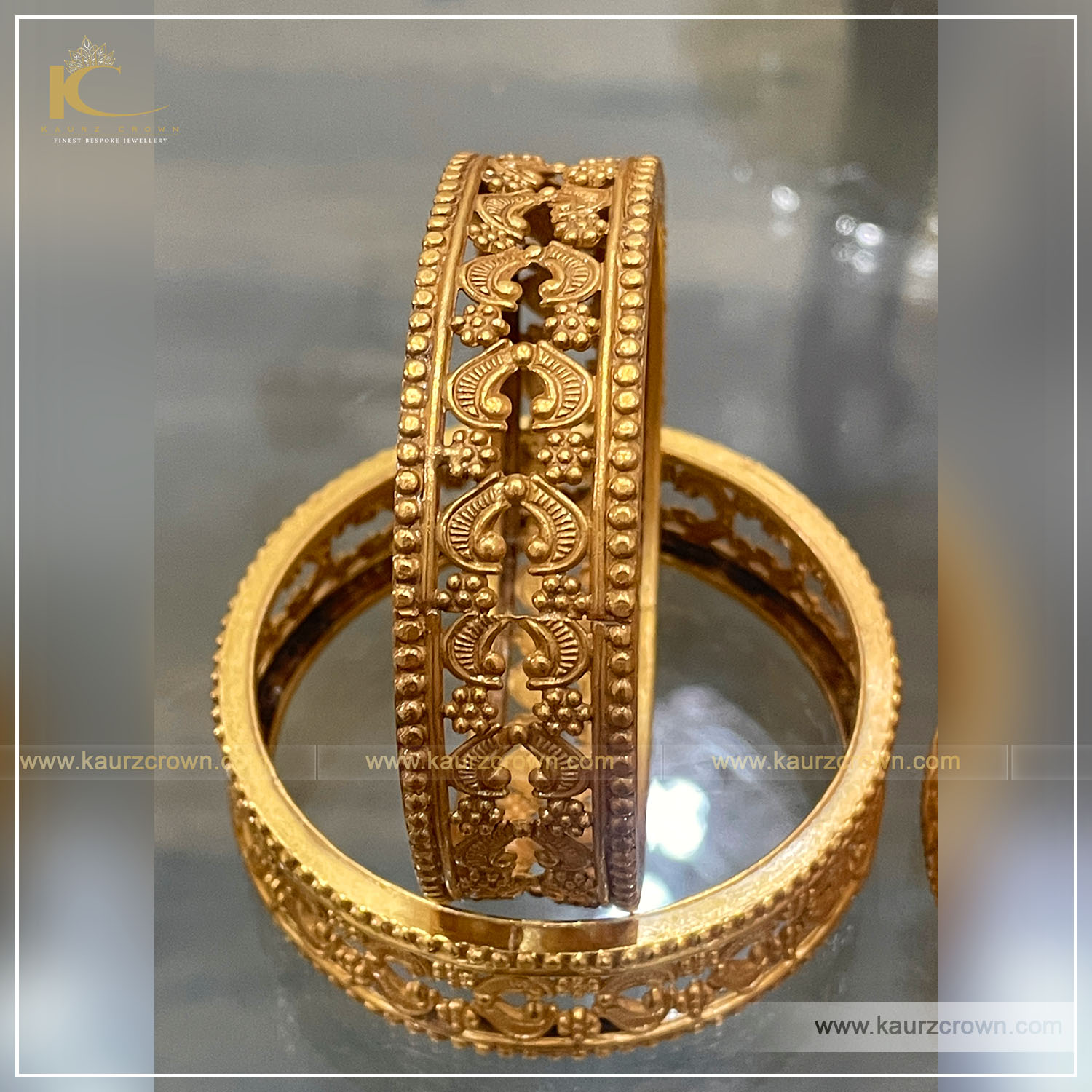 Sanam Traditional Gold Plated Bangles – KaurzCrown.com