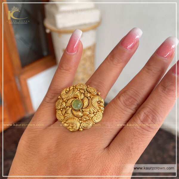 Buy Kord Store Traditional Gold Plated Set Of 3 Alloy Finger Ring Combo For  Women Online at Best Prices in India - JioMart.