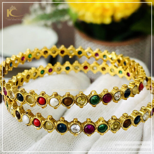 Nusrat Traditional Antique Gold Plated Bangles , kaurz crown , online jewellery store , jewellery shop , Nusrat bangles