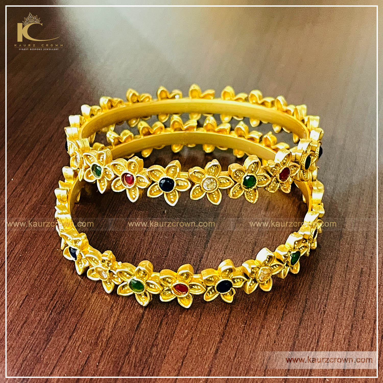 Tarifa Traditional Antique Gold Plated Bangles , kaurz crown , online jewellery store , jewellery shop , Tarifa bangles