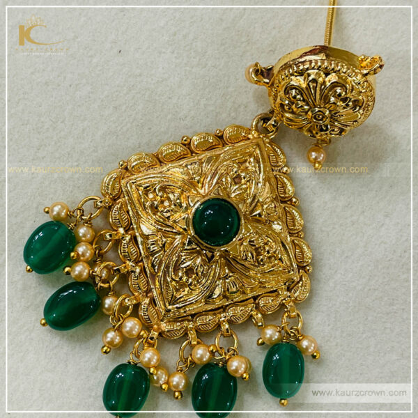 Shanaya Traditional Antique Gold Plated Earrings , kaurz crown , punjabi jewellry , online jewellery store , earrings