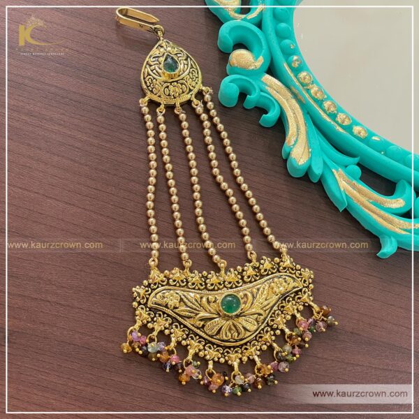 Ragini Traditional Antique Polished Passa (Jhumar), kaurz crown jewellery , traditional jewellery , ragini passa , online jewellery store , jewellery shop