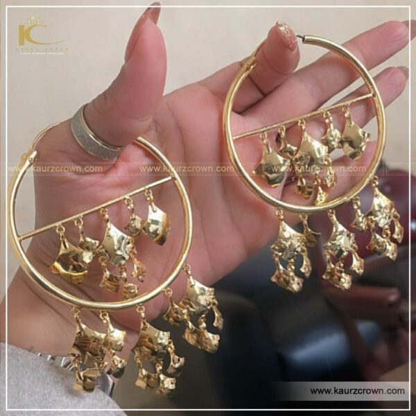 Riwaaz Pipal Patti Waaliyan , kaurz crown jewellery , pipal patti earrings , online jewellery store , online shop