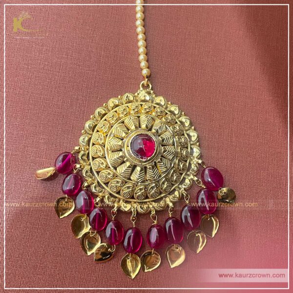 Suhag Traditional Antique Gold Plated Earrings , kaurz crown , punjabi jewellery , online jewellery store