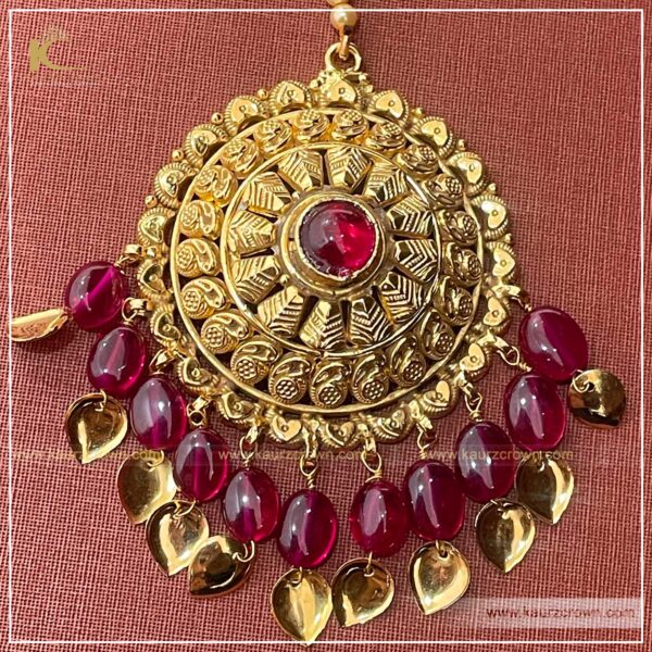 Suhag Traditional Antique Gold Plated Earrings , kaurz crown , punjabi jewellery , online jewellery store