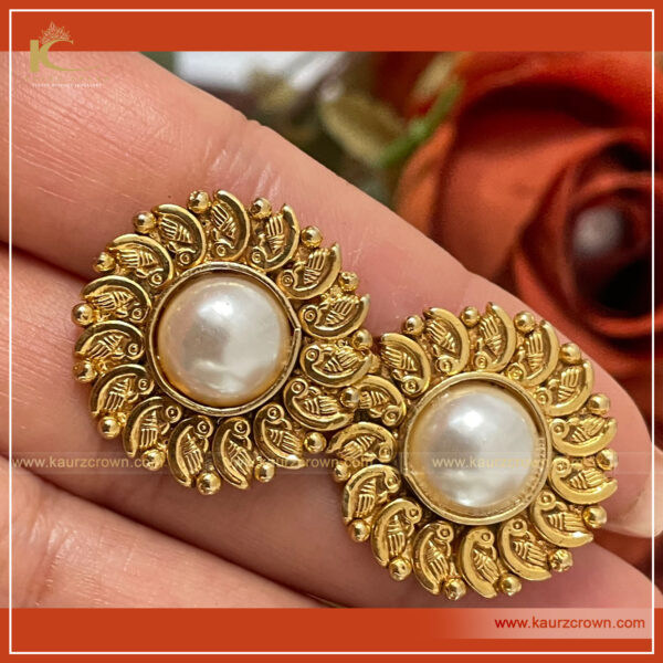 Rahmiya Kundan Pearl ChandBali Earring Tikka Set | Punjabi Traditional  Jewellery Exclusive | Bridal accessories jewelry, Indian jewellery design  earrings, Indian jewelry earrings